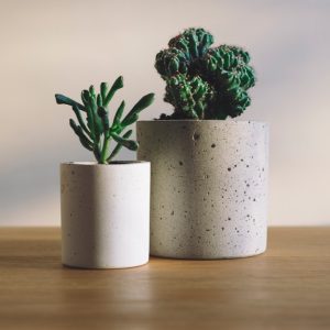 Concrete Cylinder Planter